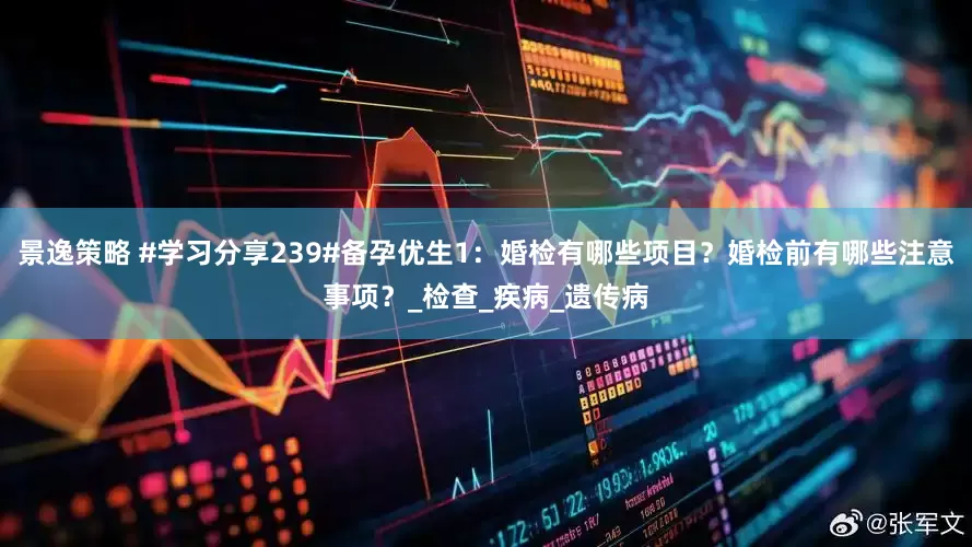 景逸策略 #学习分享239#备孕优生1：婚检有哪些项目？婚检前有哪些注意事项？_检查_疾病_遗传病